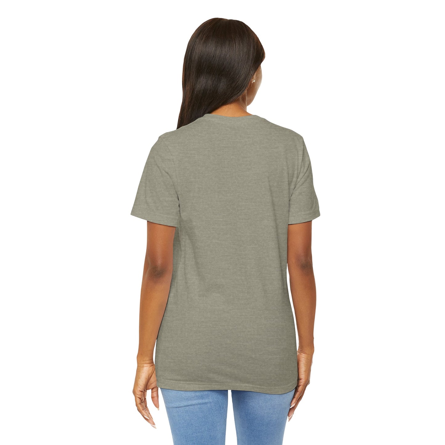 Earthbound Woman Tee – Botanical Line Art Drawing, Spiritual Nude Design | Arte Vert Designs
