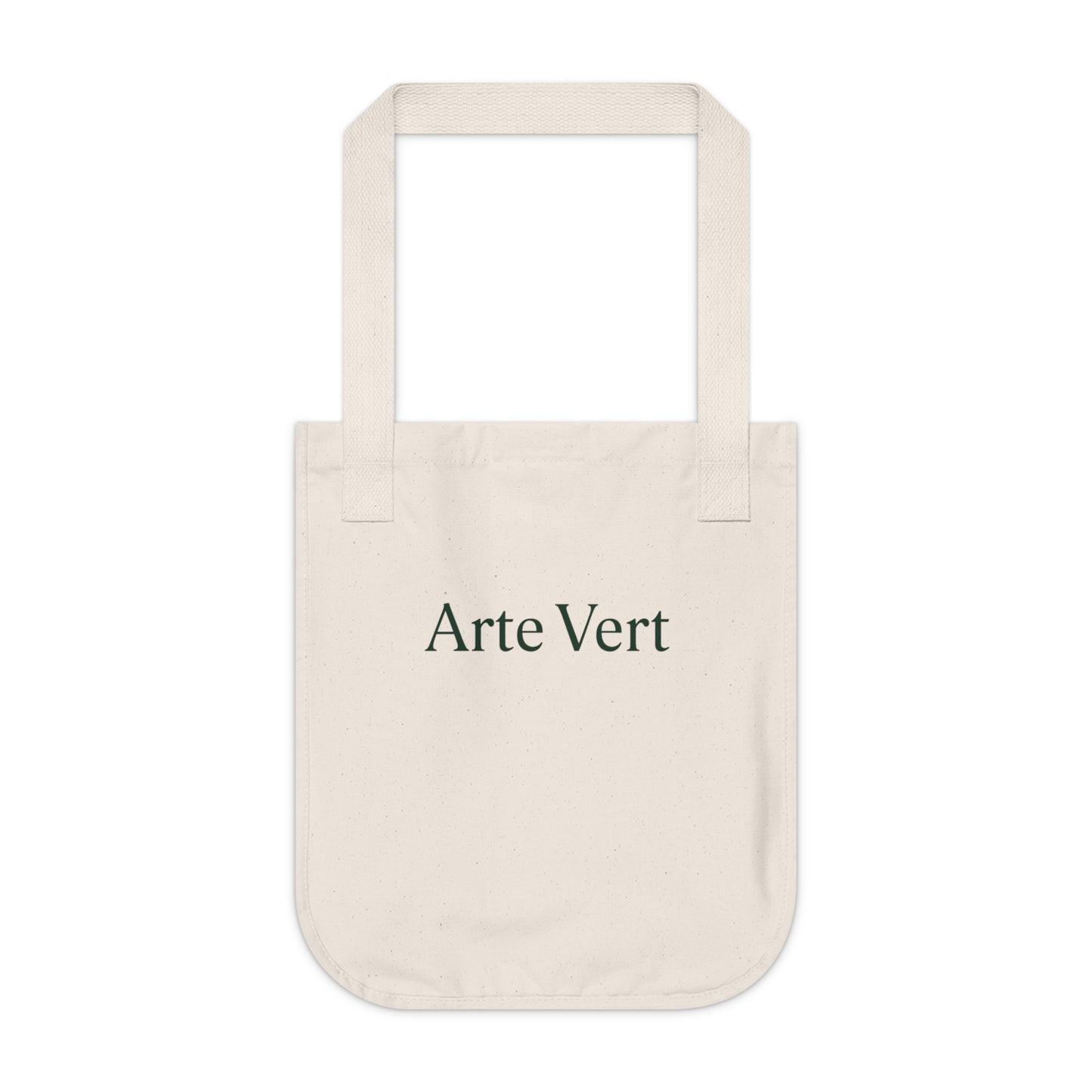 ArteVert Organic Canvas Tote - Floral Earth Design for Nature Lovers