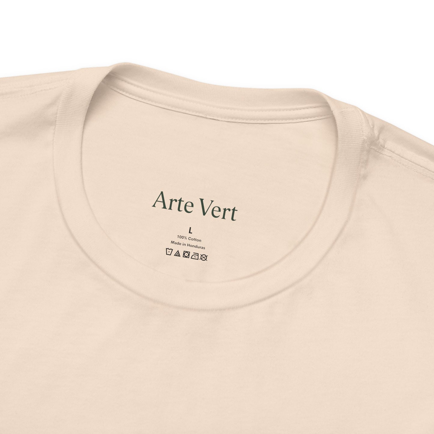 Earthbound Woman Tee – Botanical Line Art Drawing, Spiritual Nude Design | Arte Vert Designs