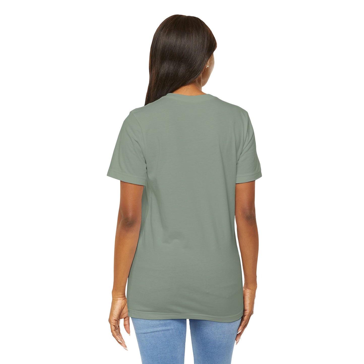Earthbound Woman Tee – Botanical Line Art Drawing, Spiritual Nude Design | Arte Vert Designs