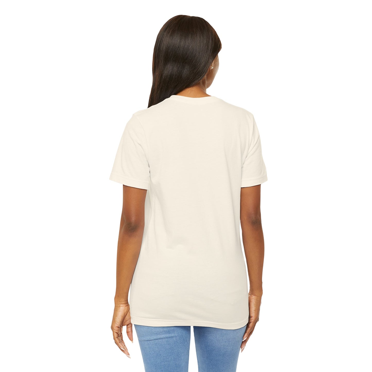 Earthbound Woman Tee – Botanical Line Art Drawing, Spiritual Nude Design | Arte Vert Designs
