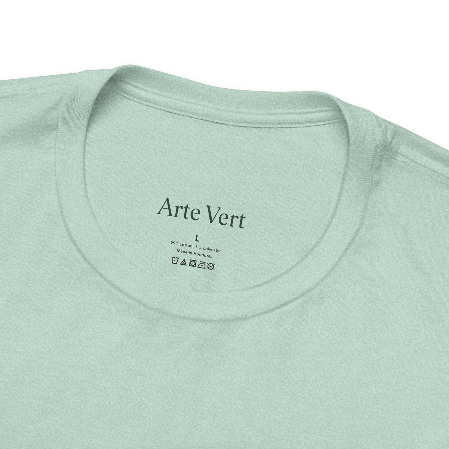 Earth in Bloom Tee – Minimalist One-Line Planet Wrapped in Vines | Arte Vert Designs