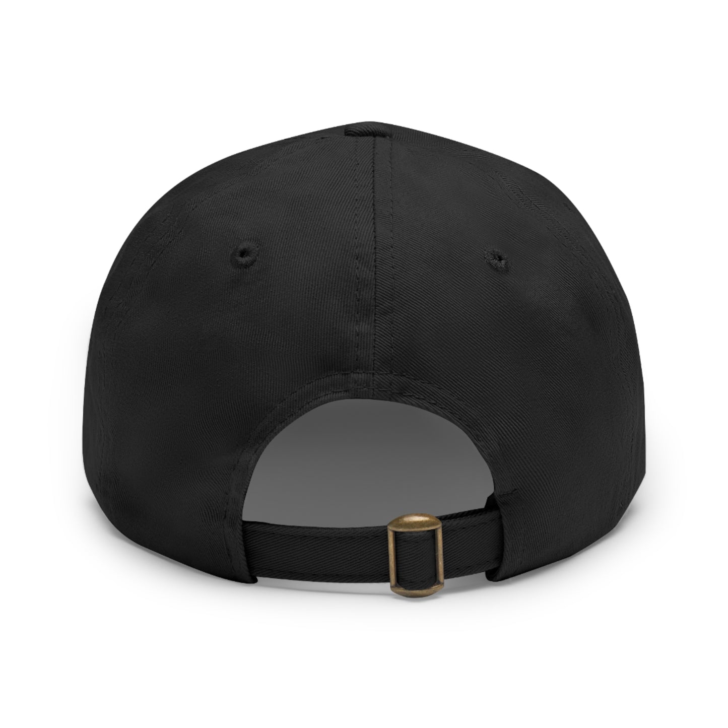Arte Vert Mountain Sunrise Dad Hat with Leather Patch - Minimal Nature Design