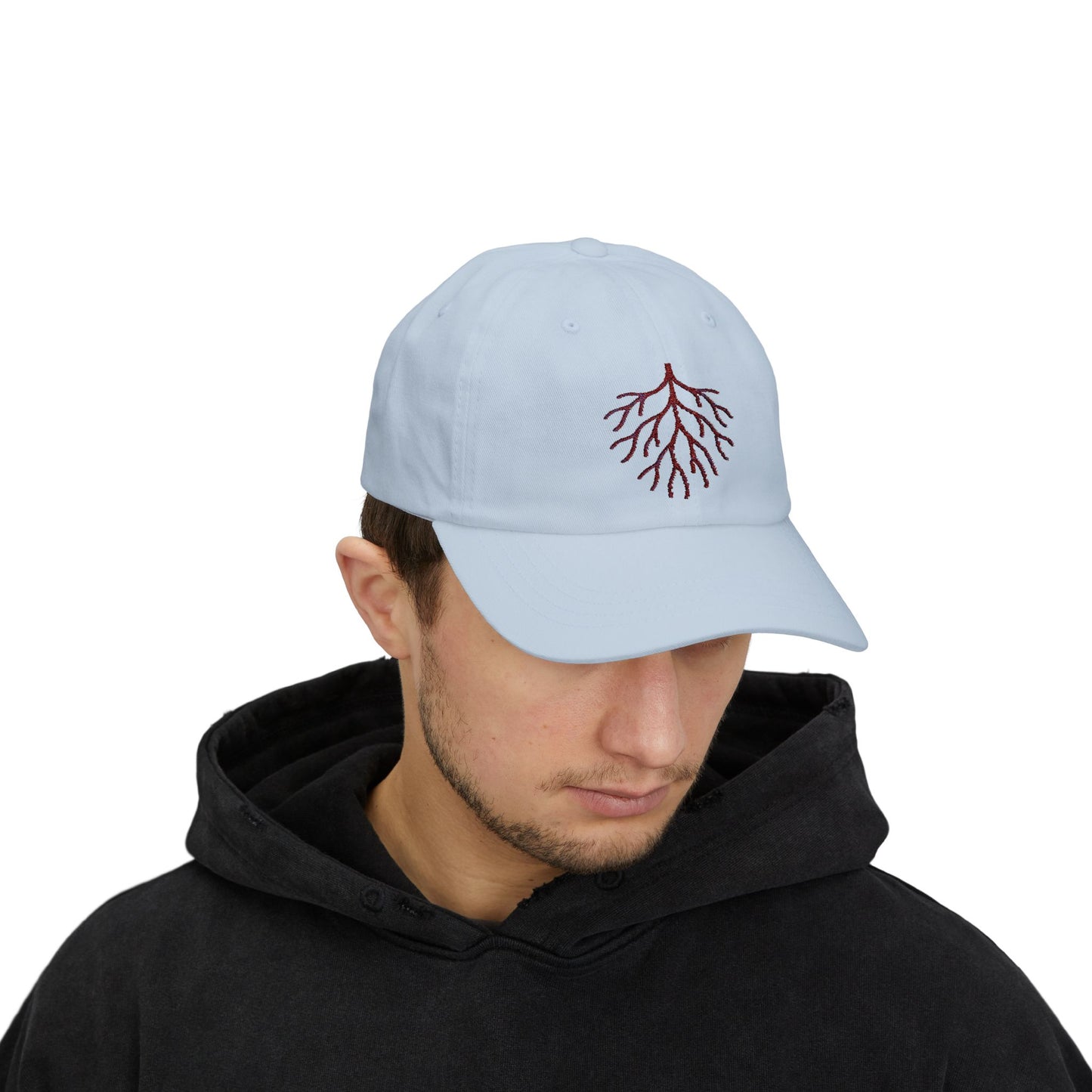 “Rootline” – Minimalist Tree Roots Symbol