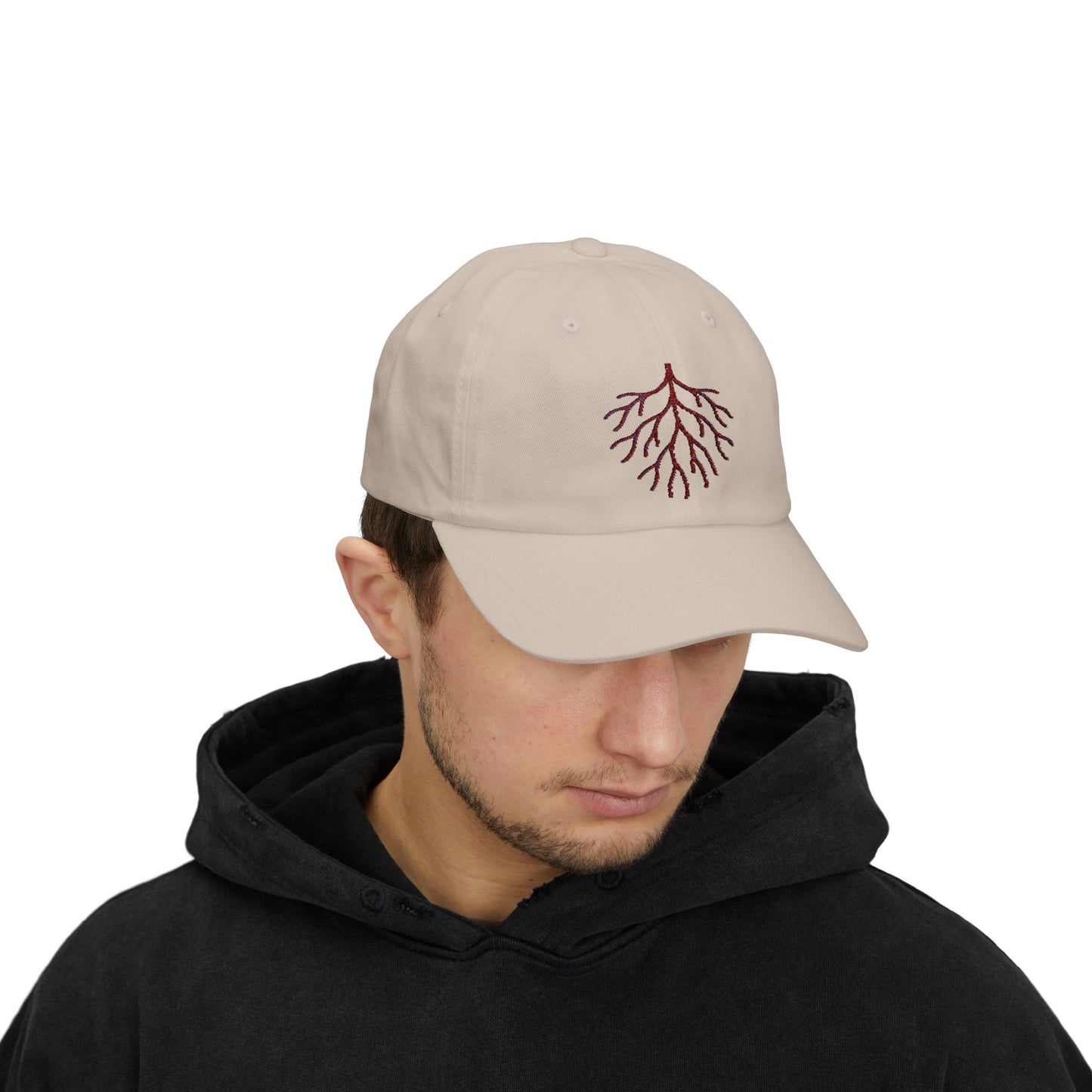 “Rootline” – Minimalist Tree Roots Symbol